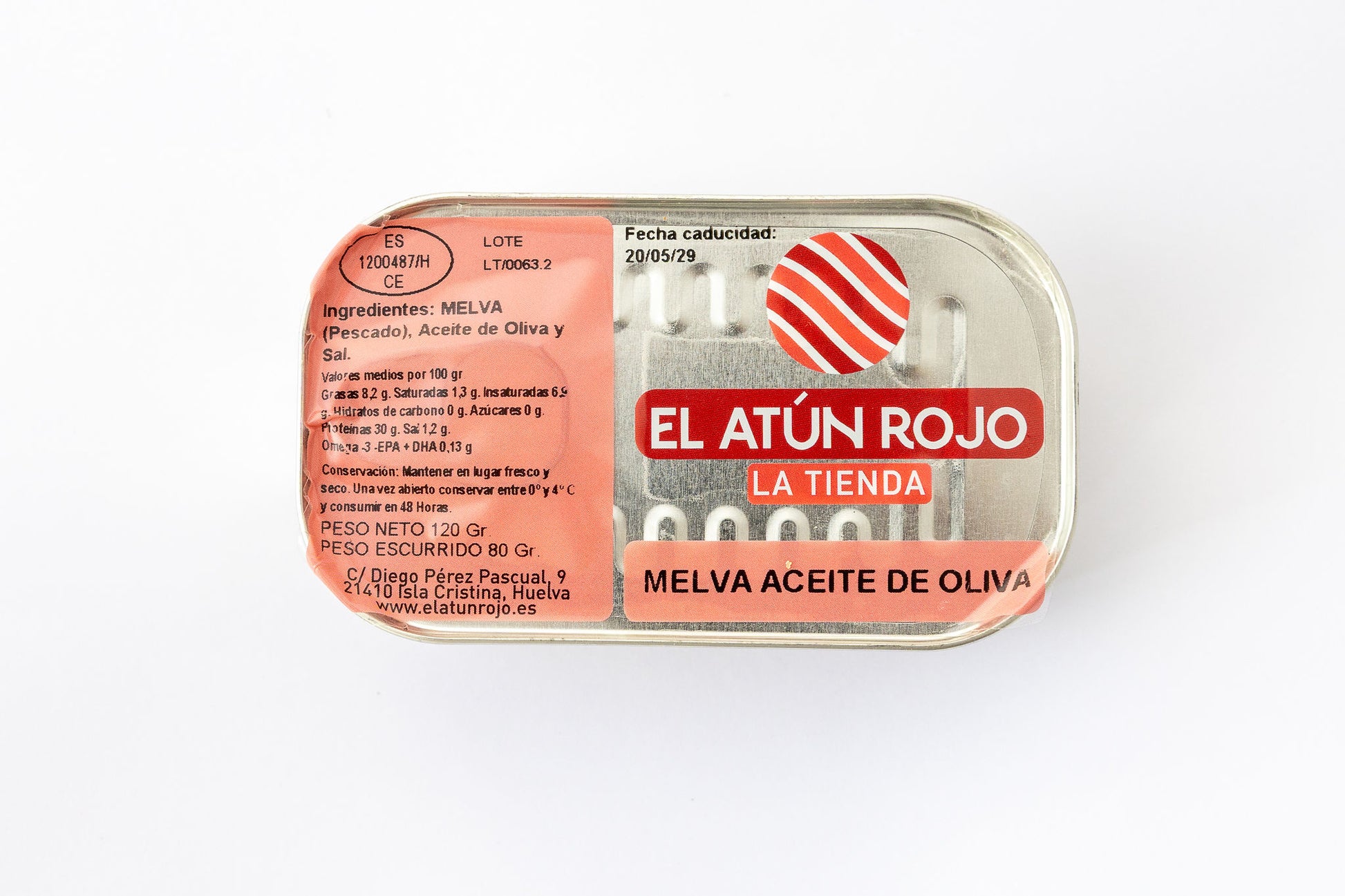 Melva en Aceite de Oliva - Lata 120 g | El Atún Rojo