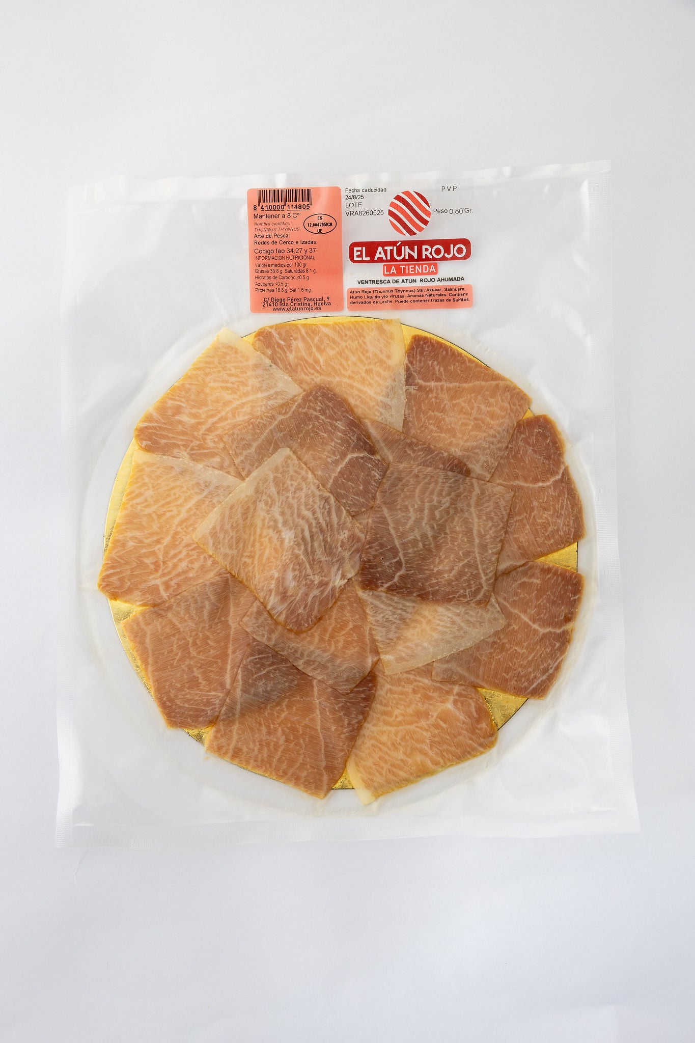 Ventresca de Atún Rojo Ahumada - 80 g | El Atún Rojo