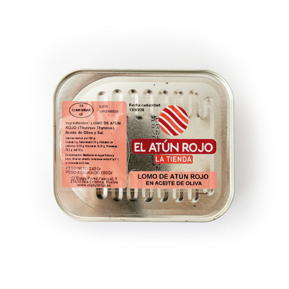 Lomo de Atún Rojo en Aceite de Oliva 240 g – El Atún Rojo