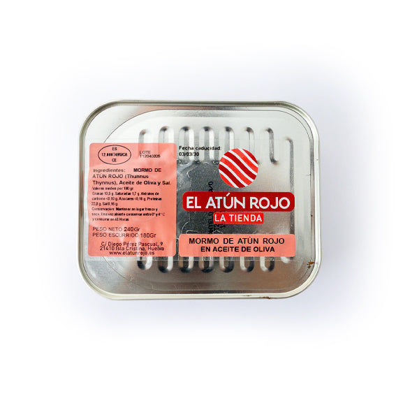 Mormo de Atún Rojo en Aceite de Oliva 240 g – El Atún Rojo