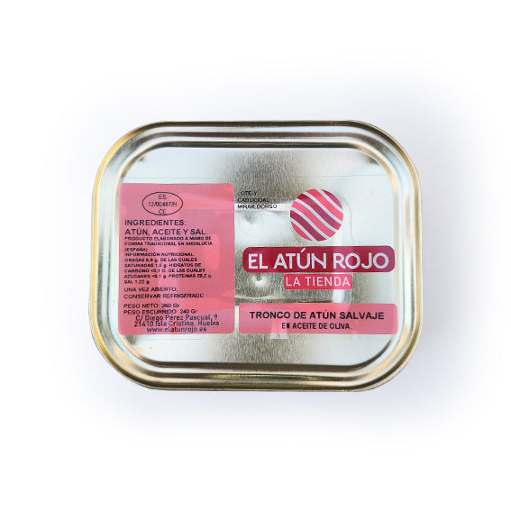 Tronco de Atún Salvaje en Aceite de Oliva 350 Gr